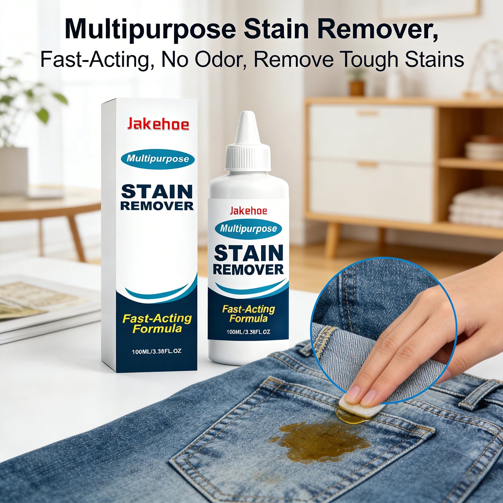 Fabric Clothes Cleaner Removing Stubborn Stains & Yellowing Eliminate Odors Bleached Decontamination Laundry Cleaning Detergent Qme