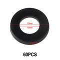 Plastic Fitting Rings Washer Black Door Hinge 0 5- Hardness Kitchen Qme B