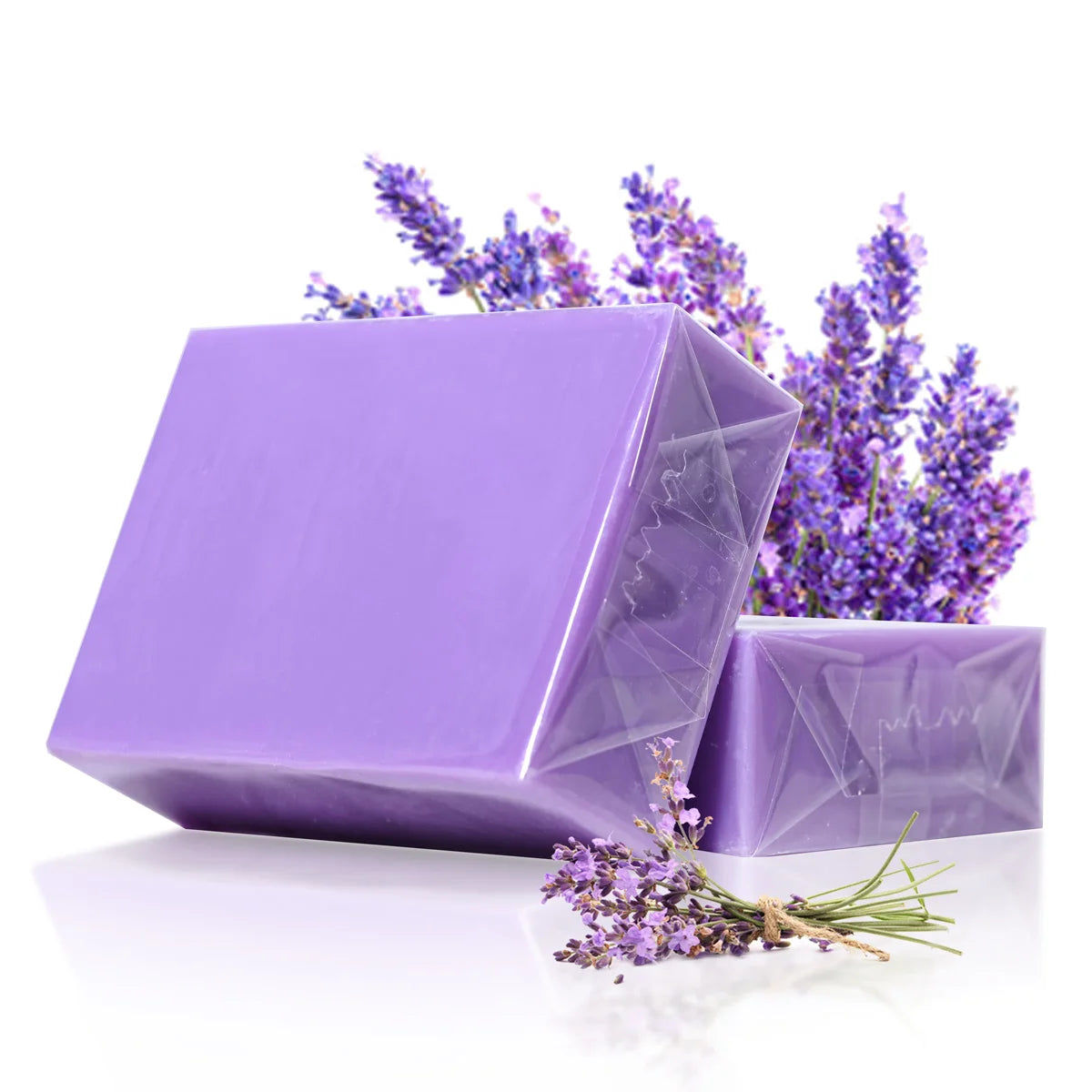 Natural Organic Lavender Essential Oil Soap Handmade Cleansing Qme