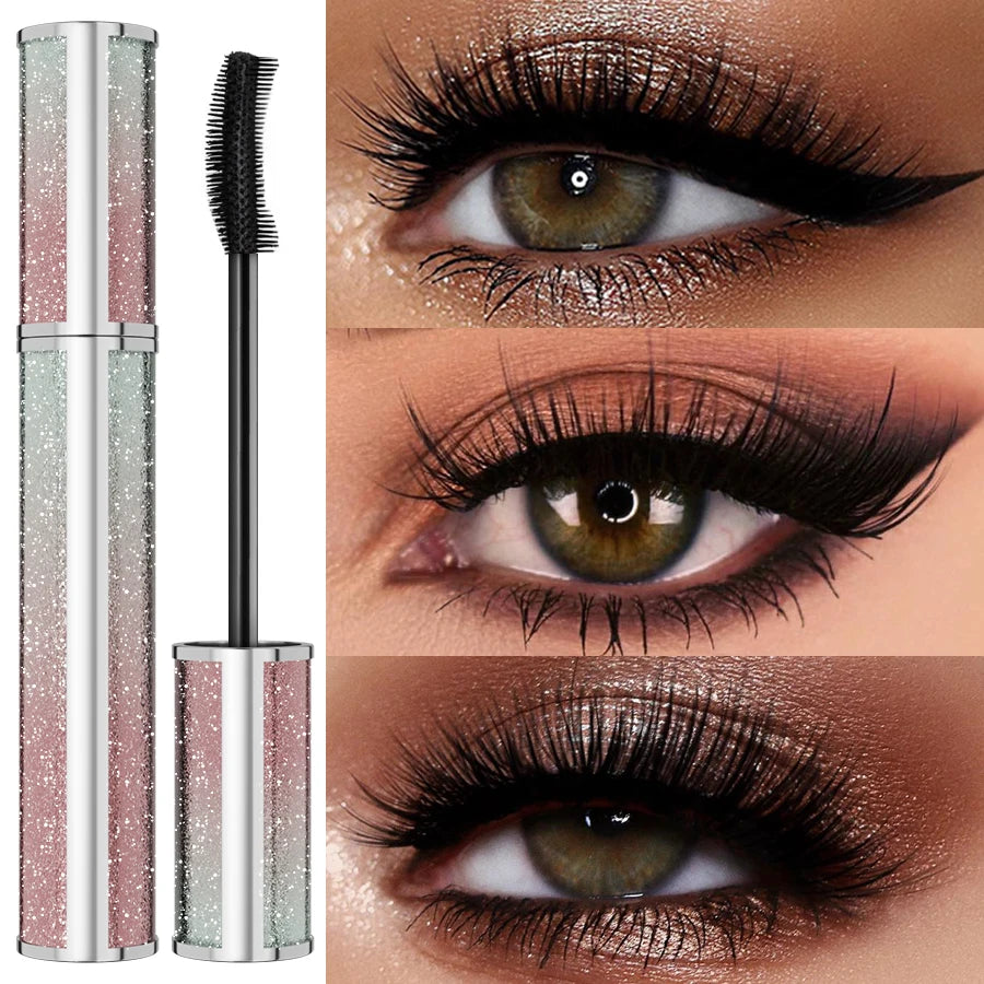 Black Waterproof Mascara All Lengthening Make Up Products Eyelash Qme