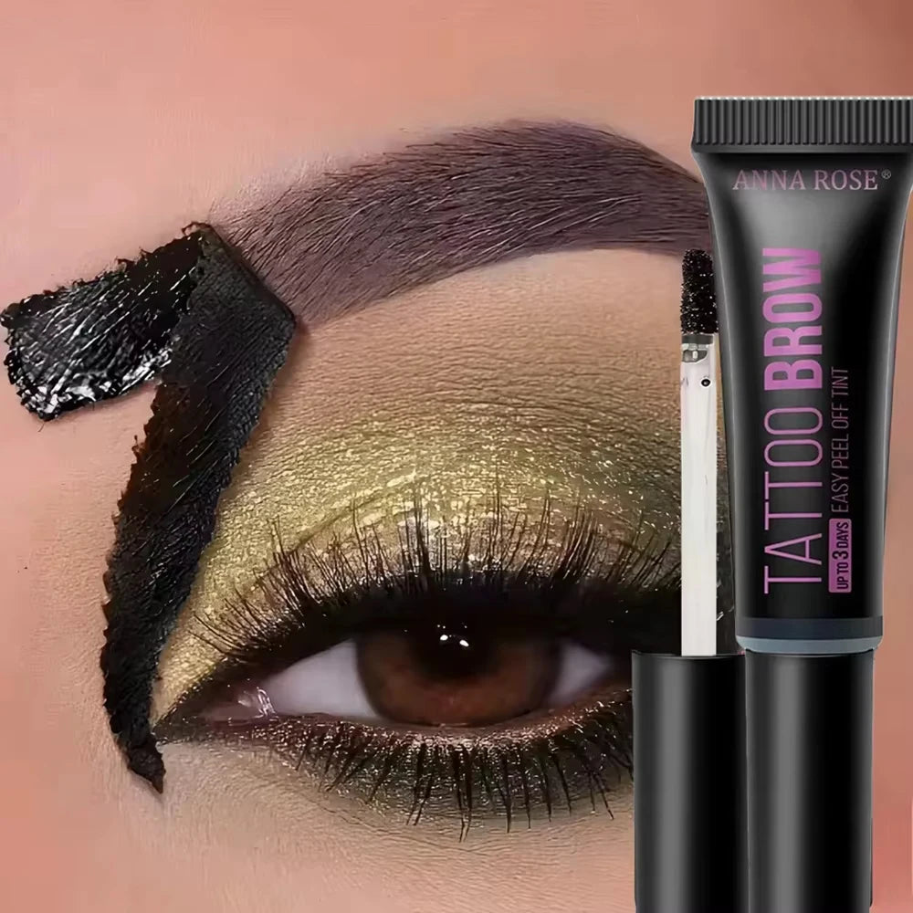 Professional Eyebrow Enhancers Cream Women Natural Liquid Dyeing Eyebrow Set Brow Tattoo Pigments Lasting Waterproof Eyebrow Gel Qme