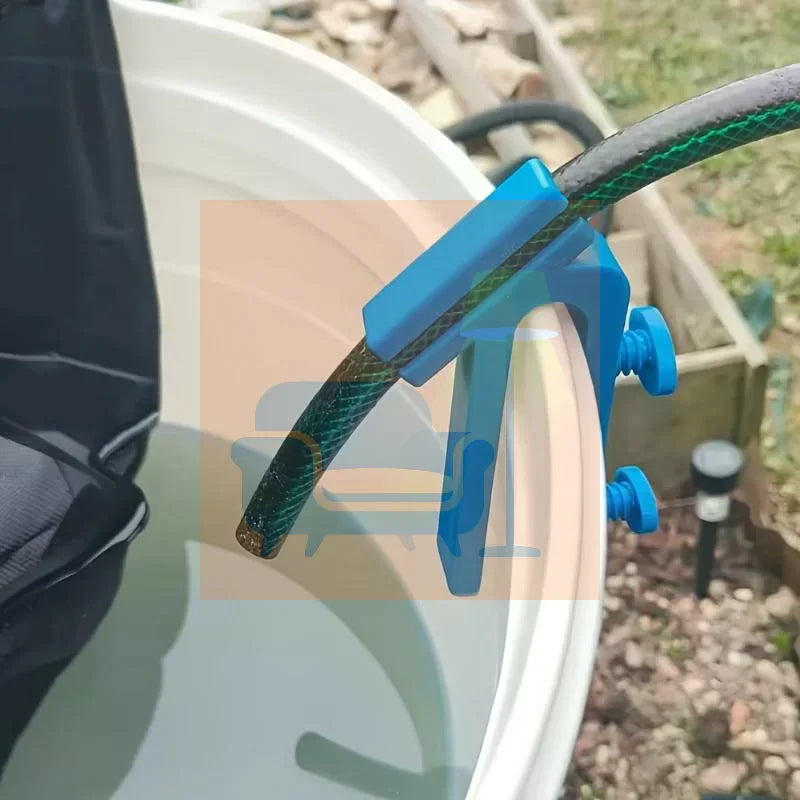 1PC Adjustable Plastic Water Pipe Clamp Curved Design Multifunctional Heavy Duty Hose Holder Easy Install Mounting Clip Qme