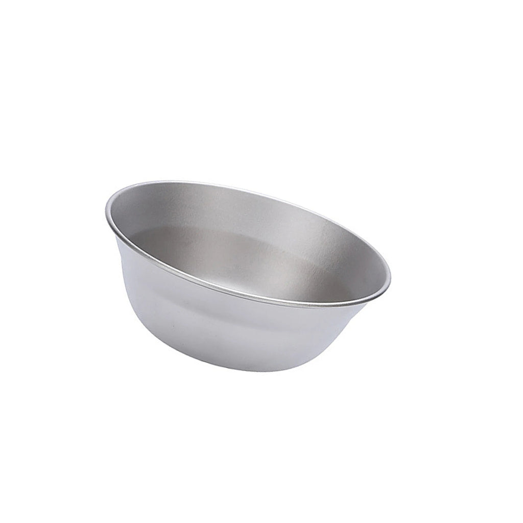 Camping Plates Set Portable Metal Tableware Soup Bowl Dishes with Mesh Bag Ultralight Dinnerware for Hiking Picnic Qme 500ml