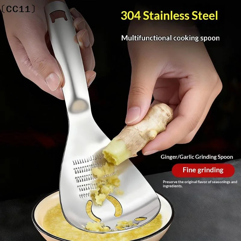Multifunctional Stainless Steel Kitchen Utensil Cooking Garlic Ginger Qme