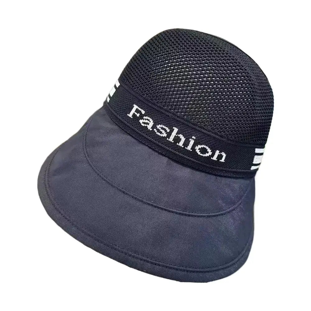 Breathable Women's Sun Hat Large Brim Hats Spring Summer Fisherman Qme Black 1