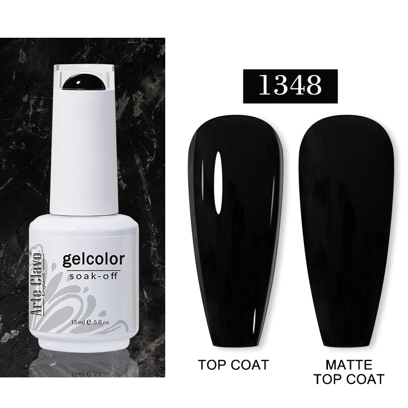 Arte Clavo Autumn Nail Gel Polish Caramel Winter Soak Off UV LED Art Qme