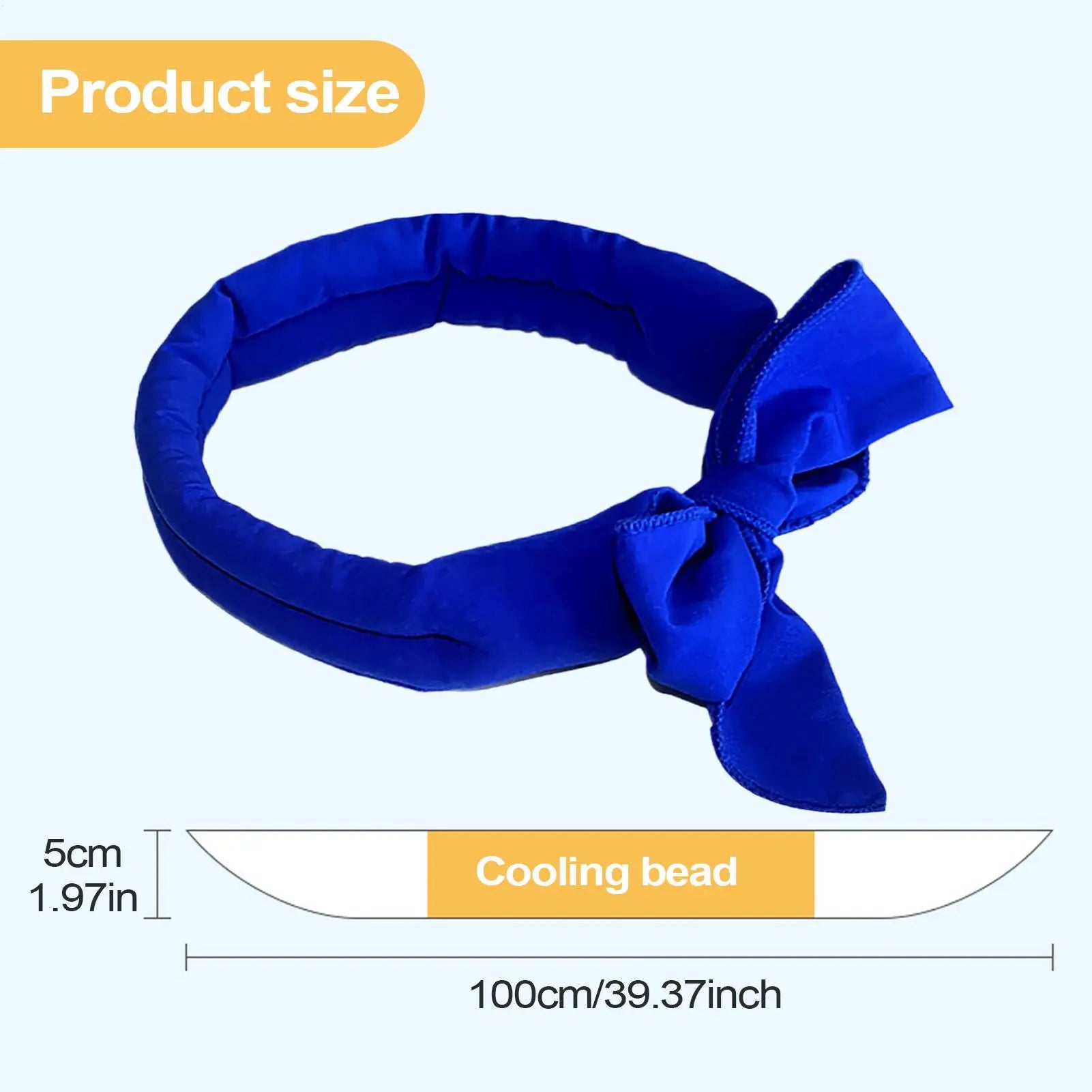 Cooling Scarf Dogs Reusable Washable Neck Wrap Outdoor Pet Cat Ice Qme