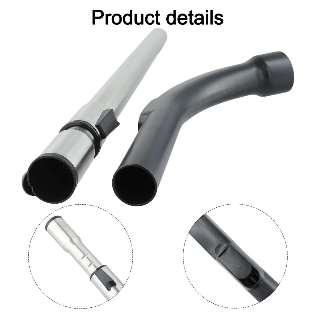 Adjustable Locking Extension Pipe Handle Set For Miele C1 C2 C3 Vacuum Parts Qme