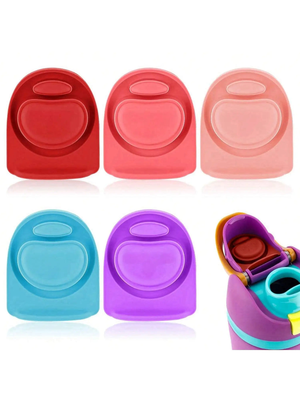 Replacement Stopper Compatible Water Bottle Lid Gasket 16 19 24 32 Qme