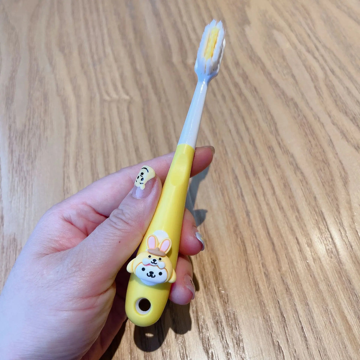 Hello Kitty Kuromi Cartoon Toothbrush Cute Student Soft Bristles Qme 6