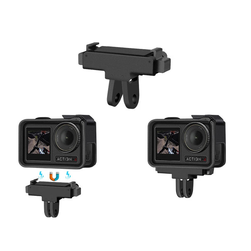 Sport Foldable Magnetic Camera Holder DJI OSMO Action 5 4 3 Quick Qme A1