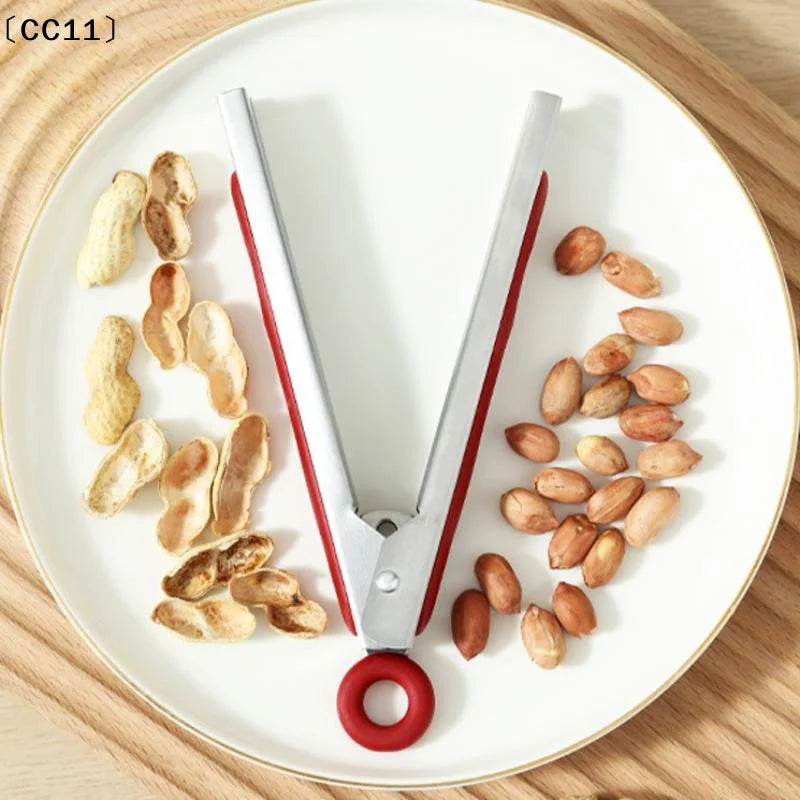 Stainless Steel Peanut Shells Peeling Tool Nutcracker Pliers Suit Qme