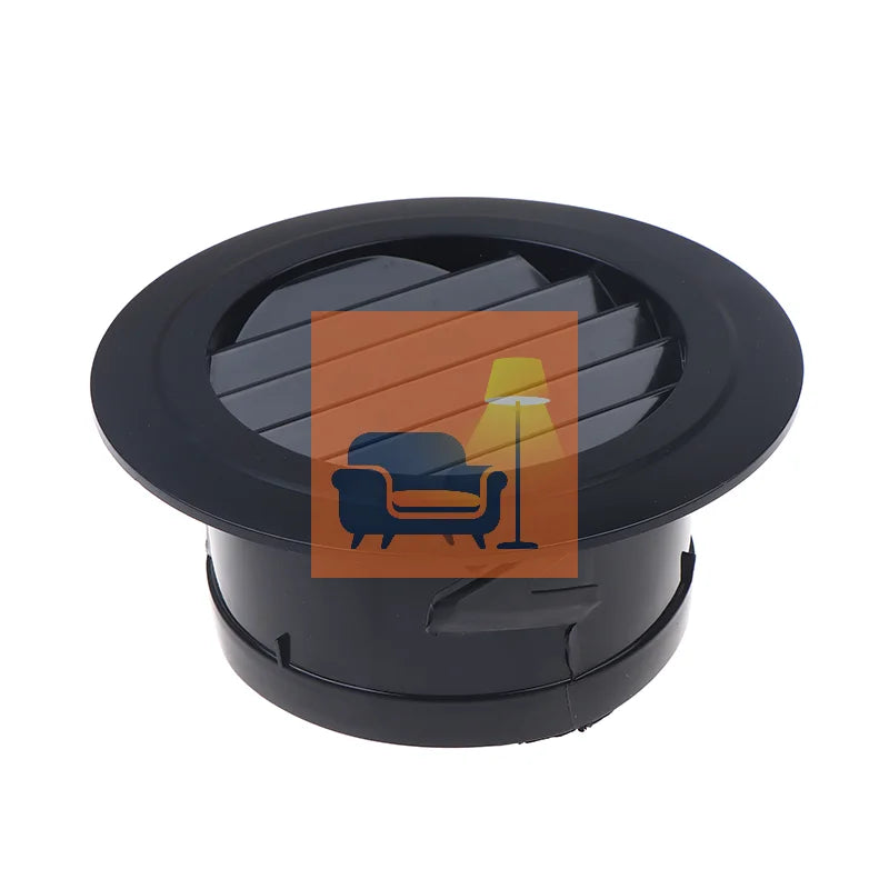 75/100/125mm Round Ducting Ventilation Cover Air Vent Extract Valve Grille Air Circulation Vents Cover Qme