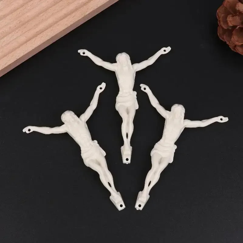 1/3Pcs Jesus Figurine Pendant For DIY Jewelry Craft Accessories Housewarmings Gift Present Decoration Qme