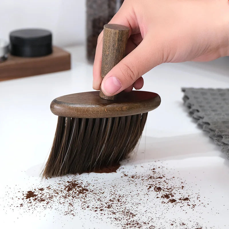 Soft wooden gap brush, for keyboard and car cleaning Qme