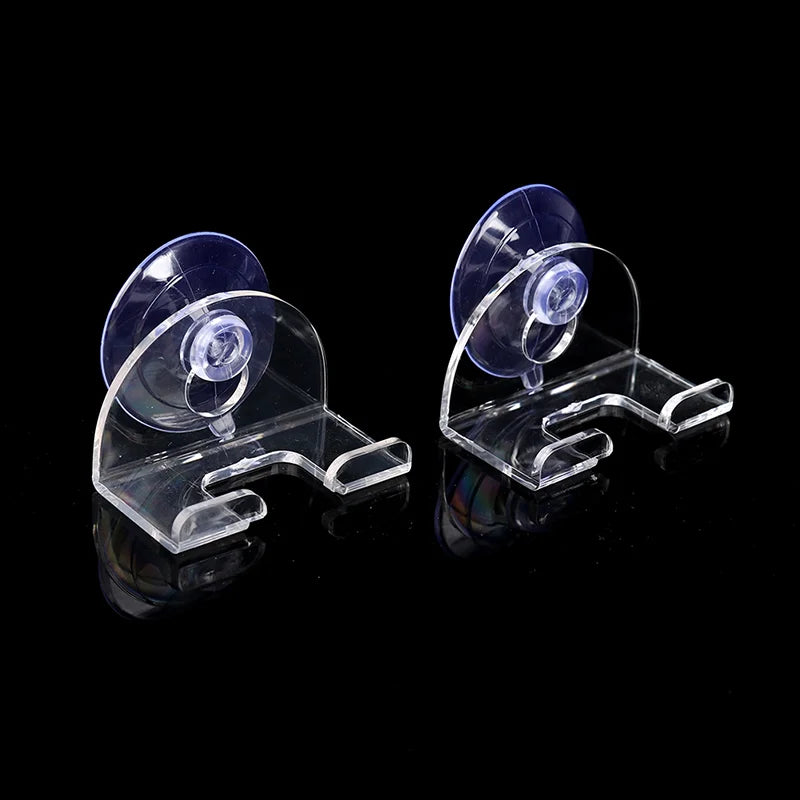 Shaver Holder Suction Cup Transparent Hook Razor Rack Waterproof Qme