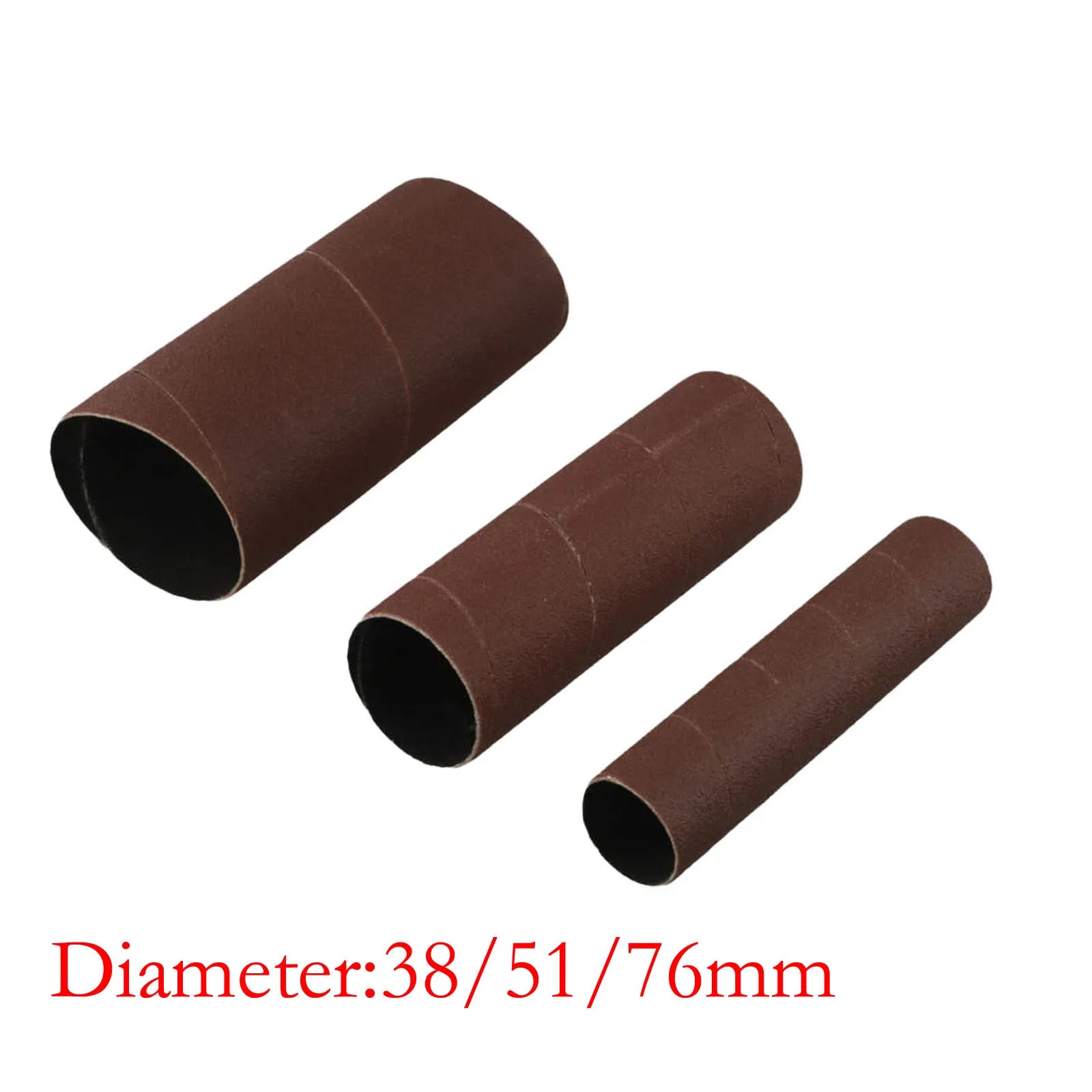 1pc 115mm Drum Sanding Sleeves 13/26/38/51/76mm Spindle Sanding Drum Sander Tool For Hobbies Carpentry Polishing Sanding Paper Qme