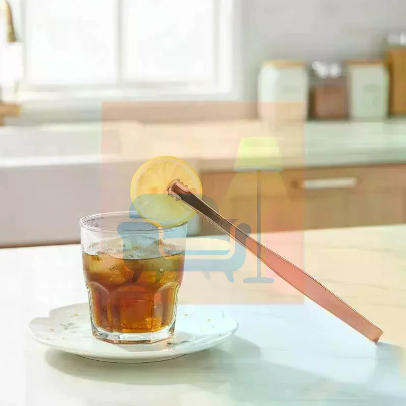 3pcs Stainless Steel Ice Clamp Thick Anti Slip Ice Clip Fruit Coffee Cube Sugar Clip Toothed Food Clip Kitchen Accessories Qme