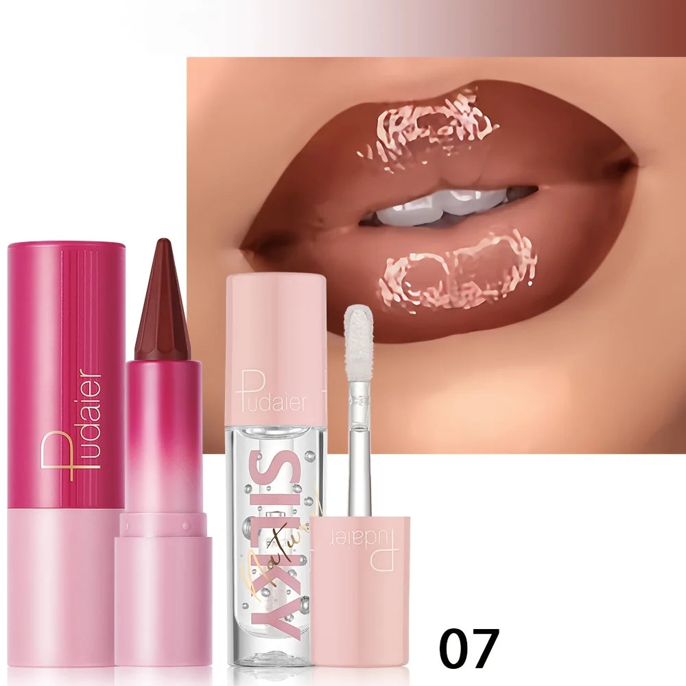 Silky Lipstick Nourishing Lip Oil Matte Pointed Dual-purpose Qme 07
