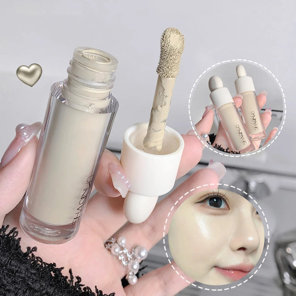 Moisturizing Liquid Contouring Concealer Cream Makeup Waterproof Lasting Cover Acne Dark Circles Foundation Face Korean Cosmetic Qme