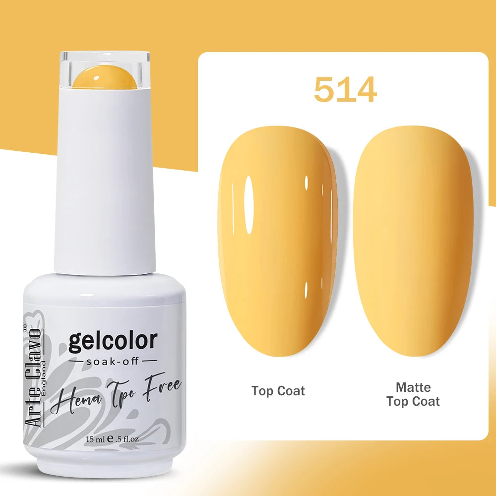 Arte Clavo Nail Gel Polish Hema TPO Summer Collection Semi Permanent