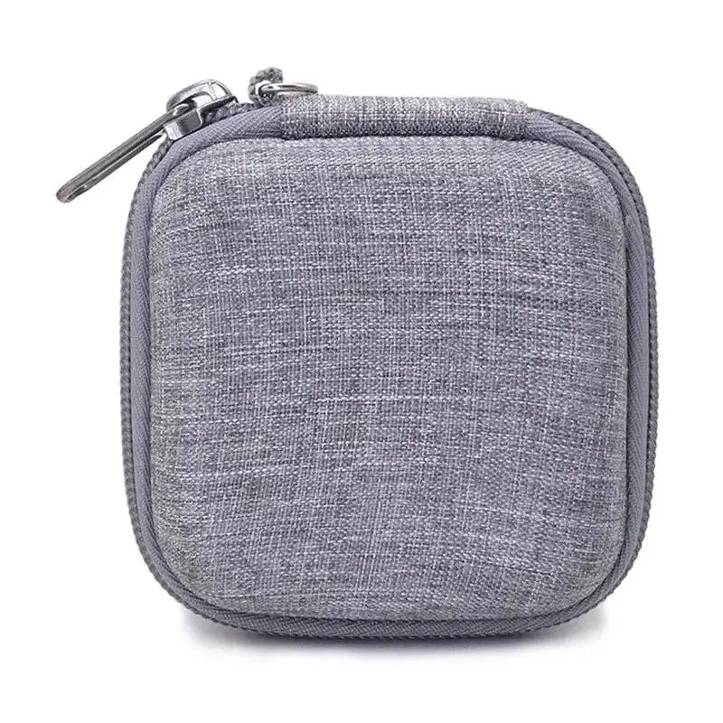 Mini Portable EVA Storage Bag Pouch Carrying Zipper Earphone Case Qme