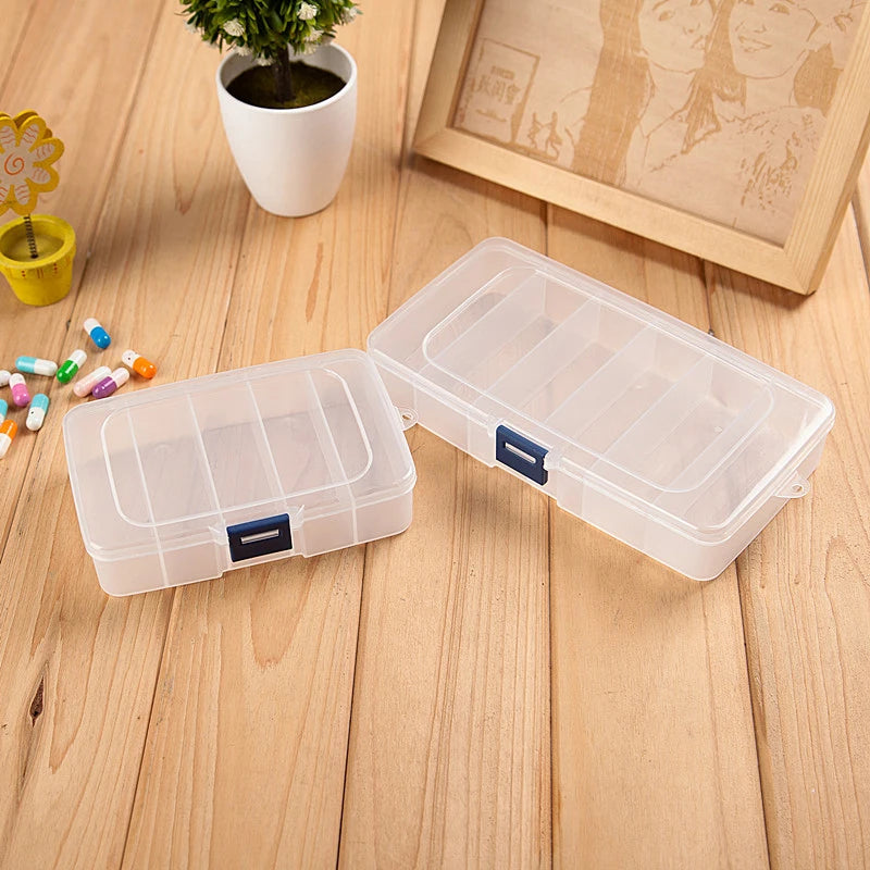 Organizer Household Travel Supplies Dust Proof Clear 5 6-grid Qme