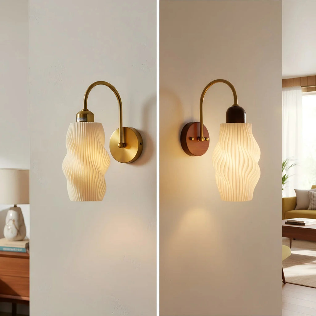 LED Wall Lamp Livingroom Bedroom Modern Simple Crative Light Fixture Home Lighting PVC lampshade Modern Sconce Wall Lamp Qme