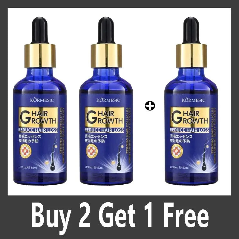 Hair Growth Serum Anti Loss Regrowth Hair Growth Oil Prevent Baldness Repair Damage Scalp Massage Moisturizing Nourish Hair Care Qme Buy 2 Get 1 Free