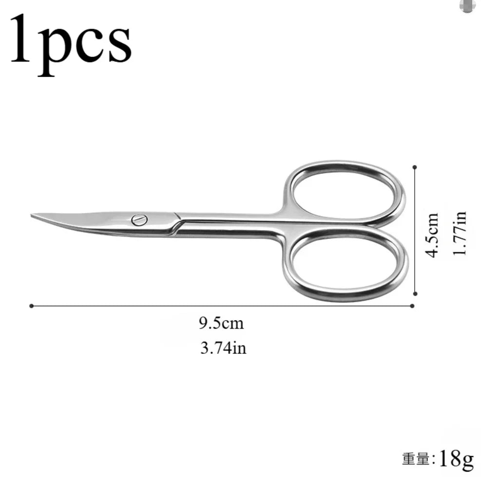 Professional Manicure Scissors Stainless Steel Cuticle Precision Qme