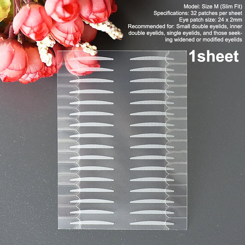 Sheet Double Eyelid Tape Invisible Waterproof Adhesive Long-lasting Qme M1
