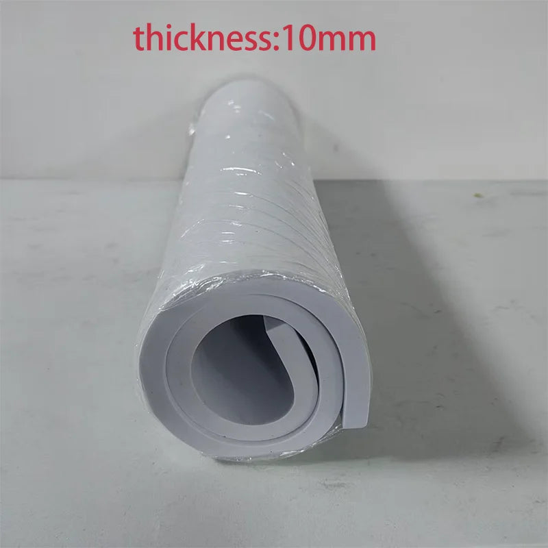 High-Density EVA Yoga Fitness Mat DIY Material Handmade Cushioning Foam Pad Shockproof Soundproof for Prop Making Qme White-10mm thickness 20cm x 20cm