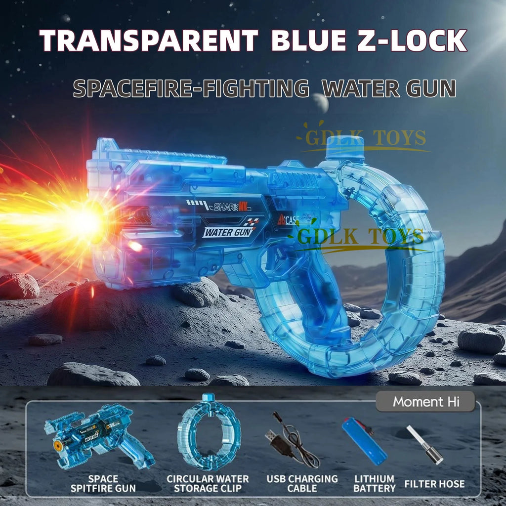 Electric Water Guns For Adults Powerful Squirt Automatic Water Suction Water Blasters Summer Outdoor Beach Toy For Boys Kid Gift Qme