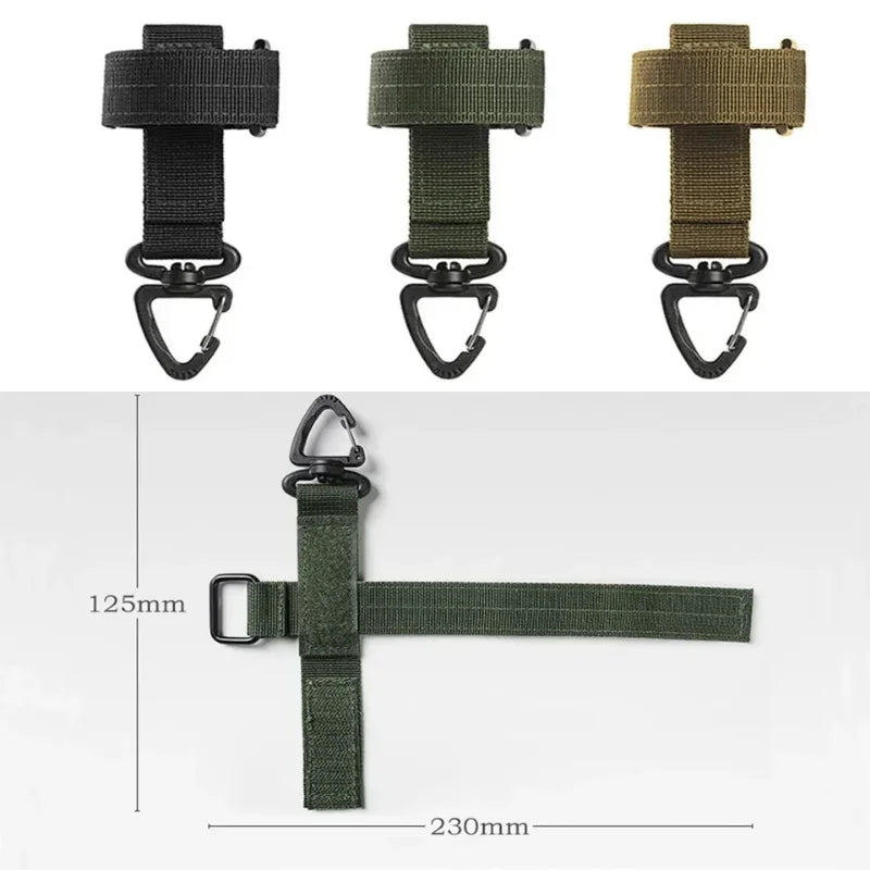 Outdoor Camping Tactical Climbing Rope Hanging Buck Safety Clip Multi - purpose Nylon Work Gloves Qme