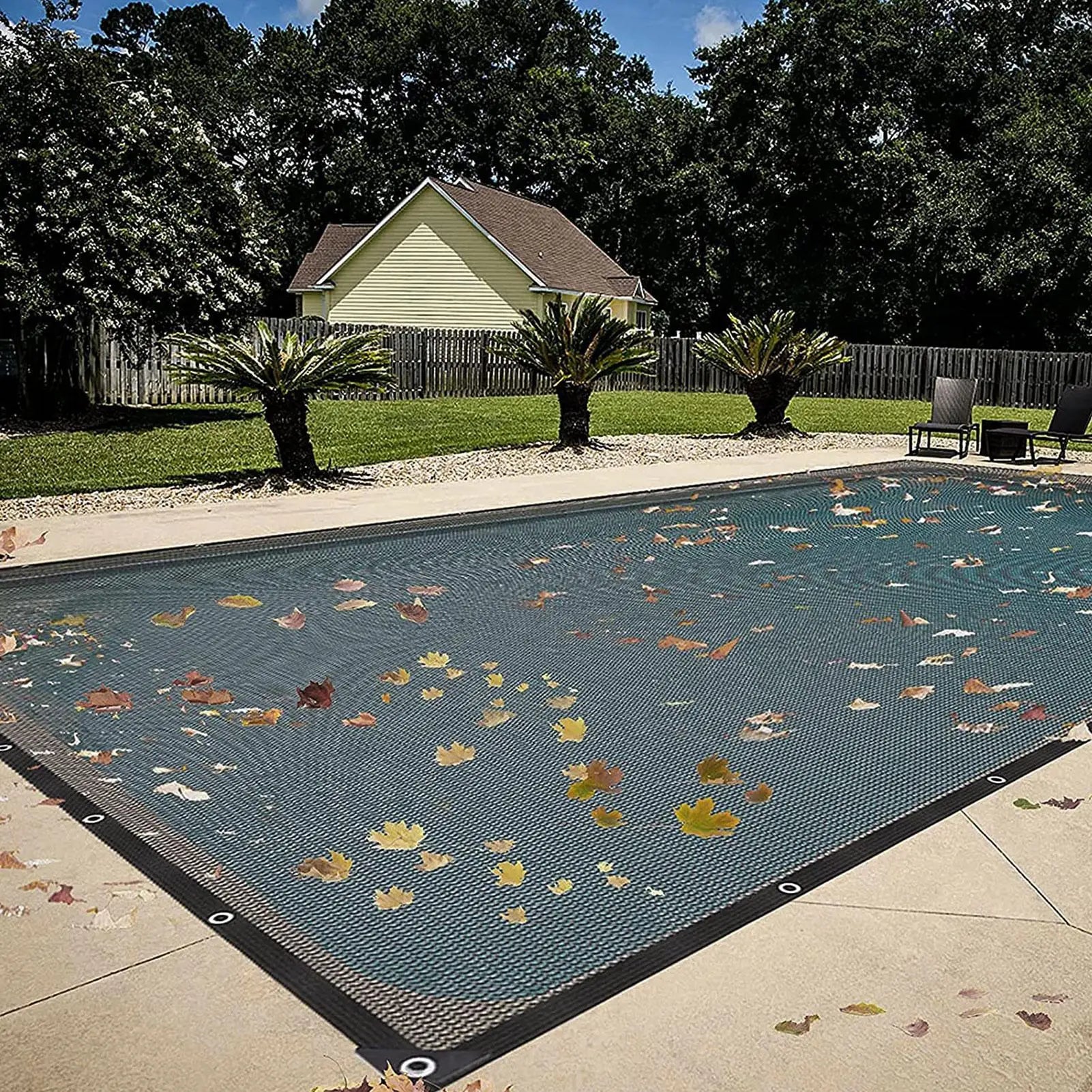 Pool Leaf Netting Cover Sunproof Protection Fine Mesh Screen Swimming Pool Leaf Cover for Gardeners Grandpa Grandma Mother Qme