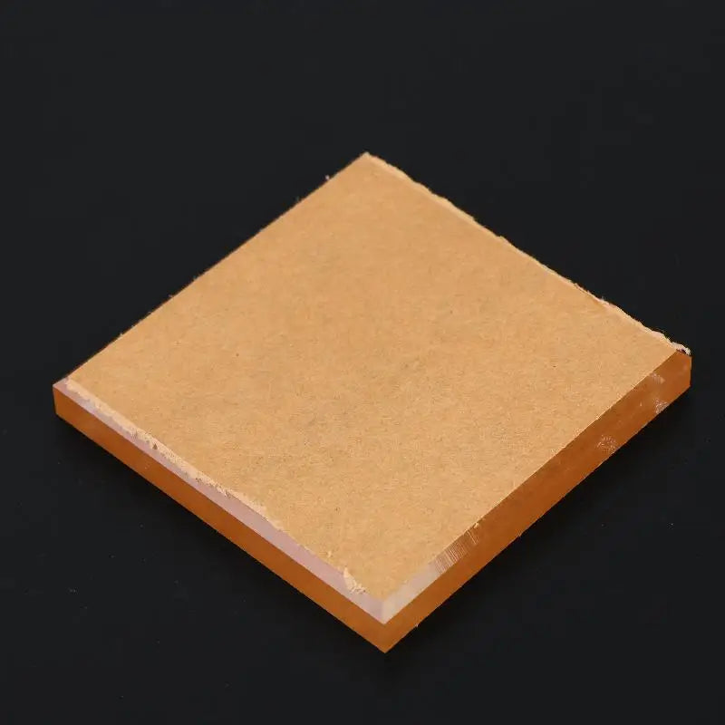 Transparent Square Crystal Glass Base Non Slip Bottom Stand for Jewelry Ring Necklace Display Craft Decor Qme 8cm