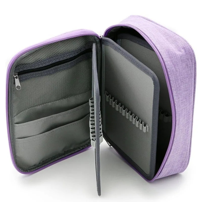 Large Capacity Pencil Case for Students - Sketch Art Supplies Organizer Multi-Pocket Heavy Duty Stationery Bag & Pen Holder Qme