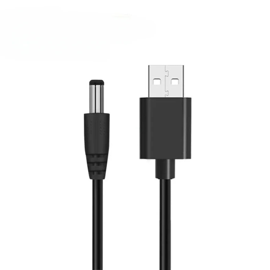 6pcs 5.5*2.1mm WiFi To Powerbank Cable Connector DC 5V To 12V USB Cable Boost Converter Step-up Cord for Wifi Router Modem Fan Qme 5V to 5V 1m