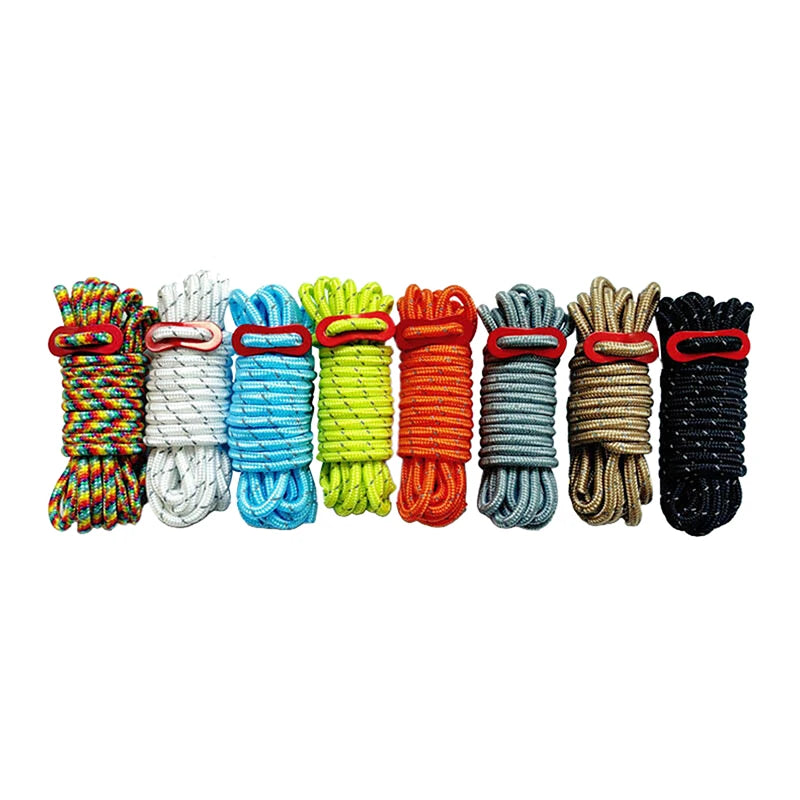 Rock Climbing Rope Fishing 4 Meters Outdoor Safety Grappling Lifeline Qme