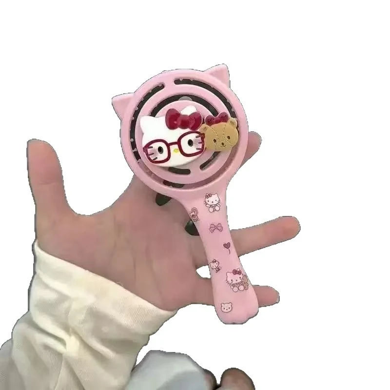 Hello Kitty High-Style Volumizing Air-Cushion Brush Openwork Ribbed Brush Massage Air-Cushion Brush Straightening Kit Qme