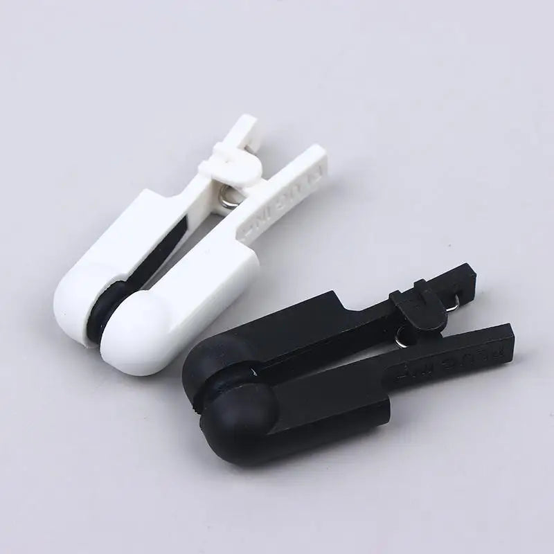 Double-sided Silicone Electrode Clips Adapter Pin Compatible TENS EMS Qme
