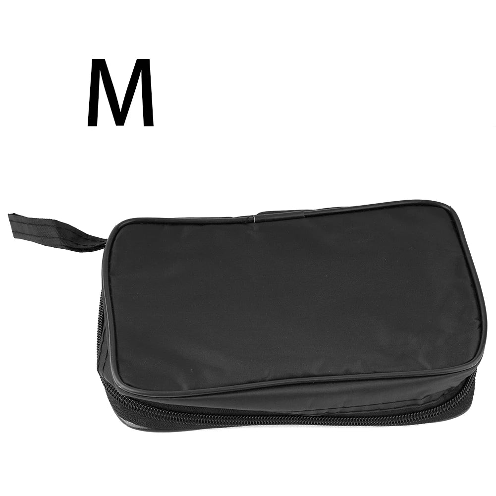 Multimeter Black Cloth Bag Waterproof And Shockproof Soft Bag Household Storage Supplies For Protecting Device Tool Organizer Qme M