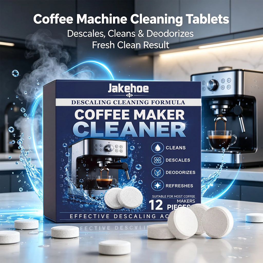 Coffee Maker Descaling Tablets Remove Dirt Restore Shiny Deodorize Maintain Stable Coffee Brewing Flavor Coffee Machines Cleaner Qme