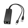 USB Type-C POE Splitter 48V to 5V Gigabit Network Device Power Supply Module for Network Equipment Qme 5V-2.4A 100Mbps