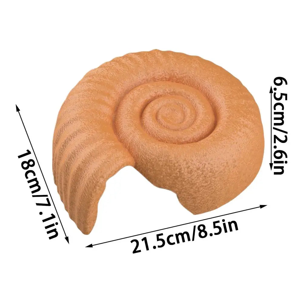 Snake Hide Out Ammonite Shape Cage Shelter Nest Decorative Habitat Qme WHITE China Mainland