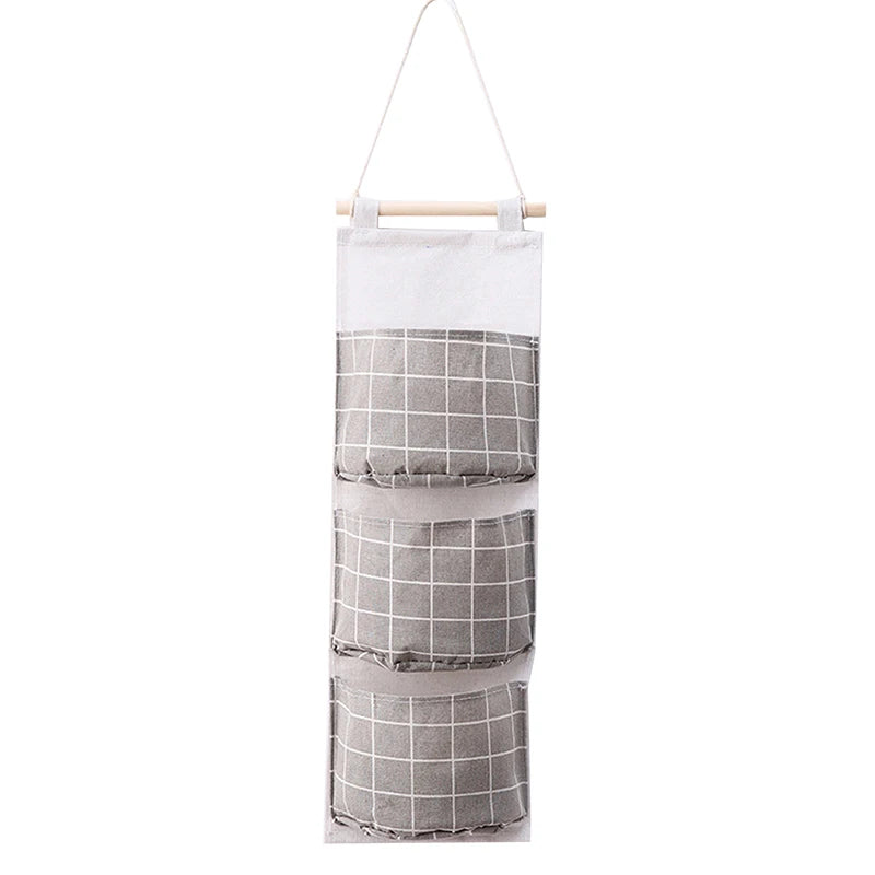 Wall Hanging Storage Home Three-pocket Bag Dormitory Qme A15