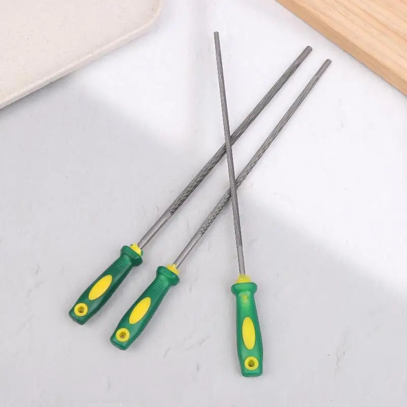 4.0mm 4.8mm 5.5mm Round High Carbon Steel Saw Chain Files Kit Chain Saw Sharpening File For Chainsaw Accessories Woodwork Tools Qme