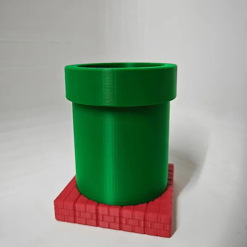 Cartoon Net Red Water Pipe Model 3D Printing Piranha Planter Pencil Qme