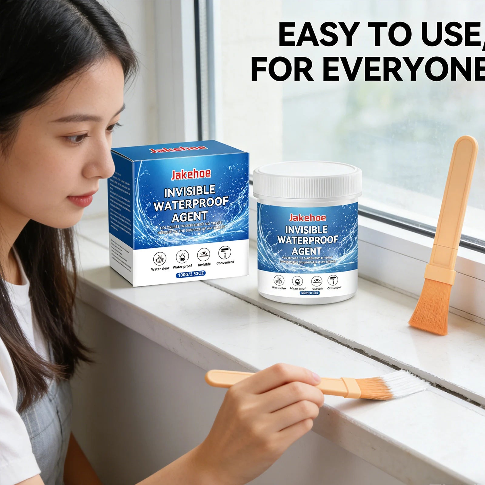 Invisible Waterproofing Agent Transparent Traceless Lasting Waterproof High Temperature Resistance Convenient Insulating Sealant Qme