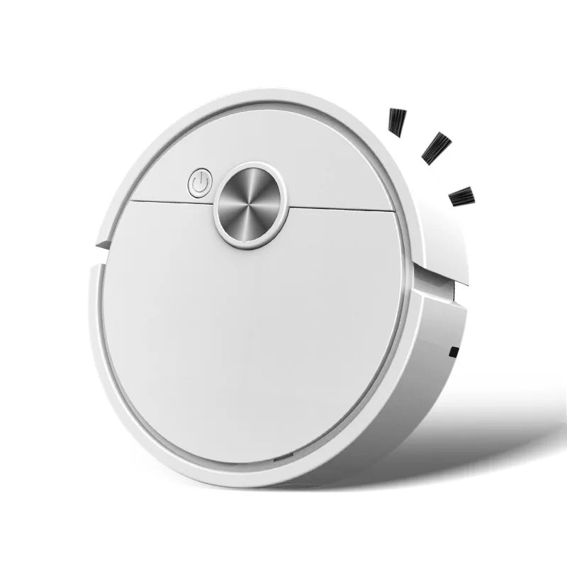 Smart Vacuum Cleaning Robot Mini Mopping Suction And Sweeping Integrated Fully Automatic Cleaning Sweeping Robot Qme WHITE